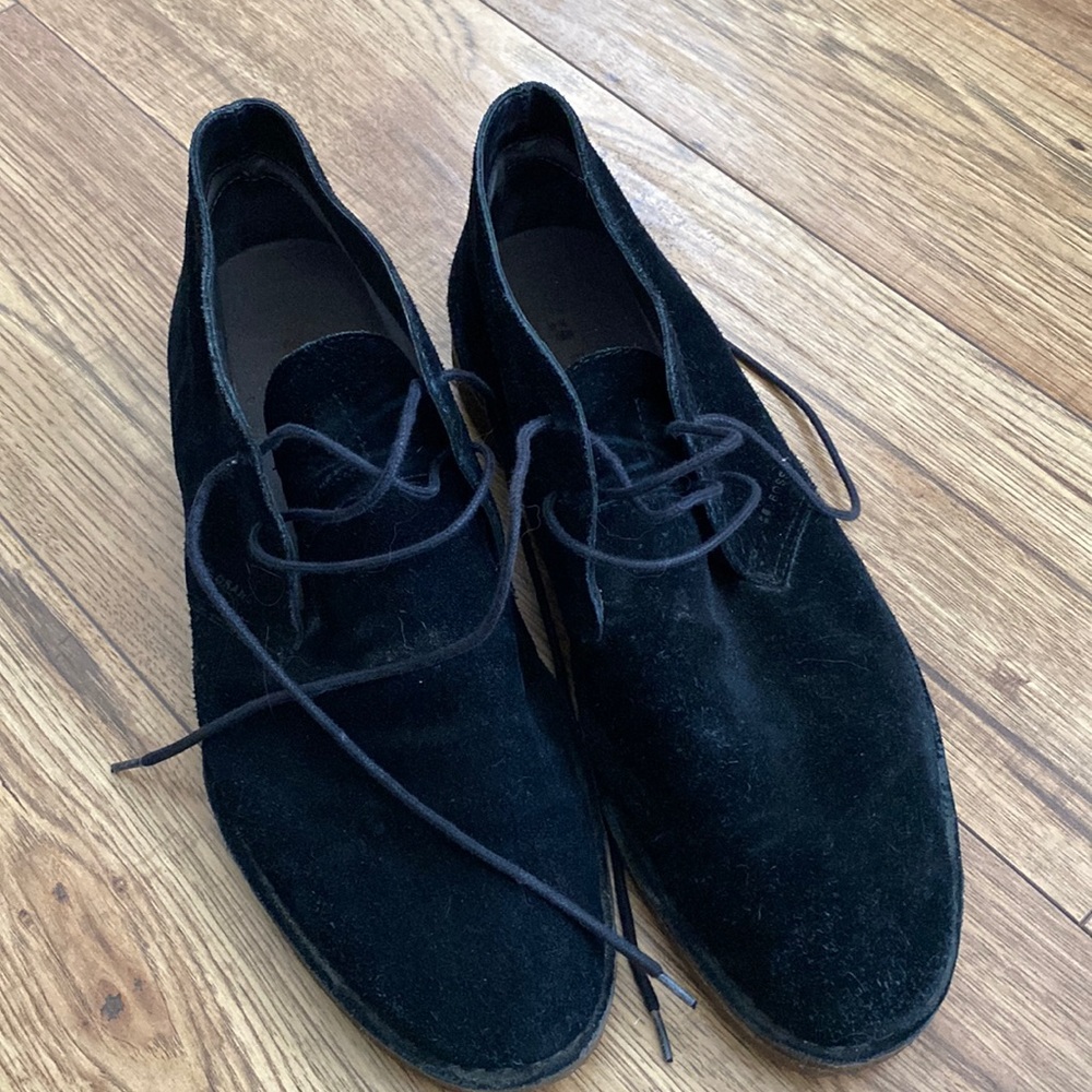 Suede dress shoes